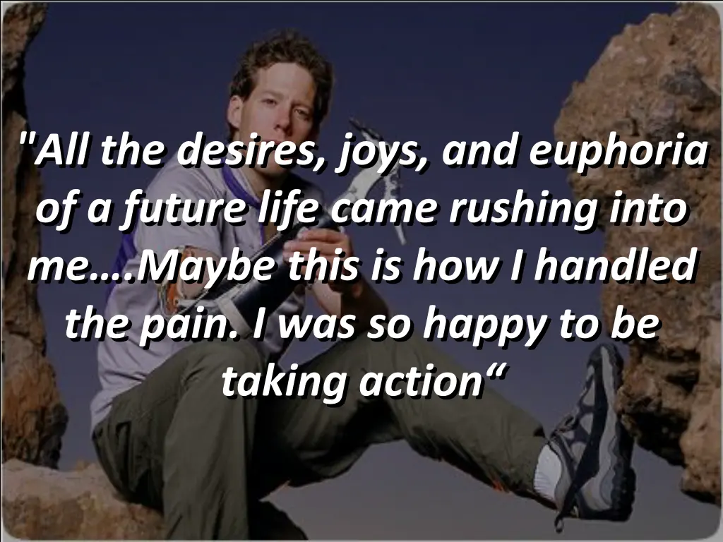 all the desires joys and euphoria of a future