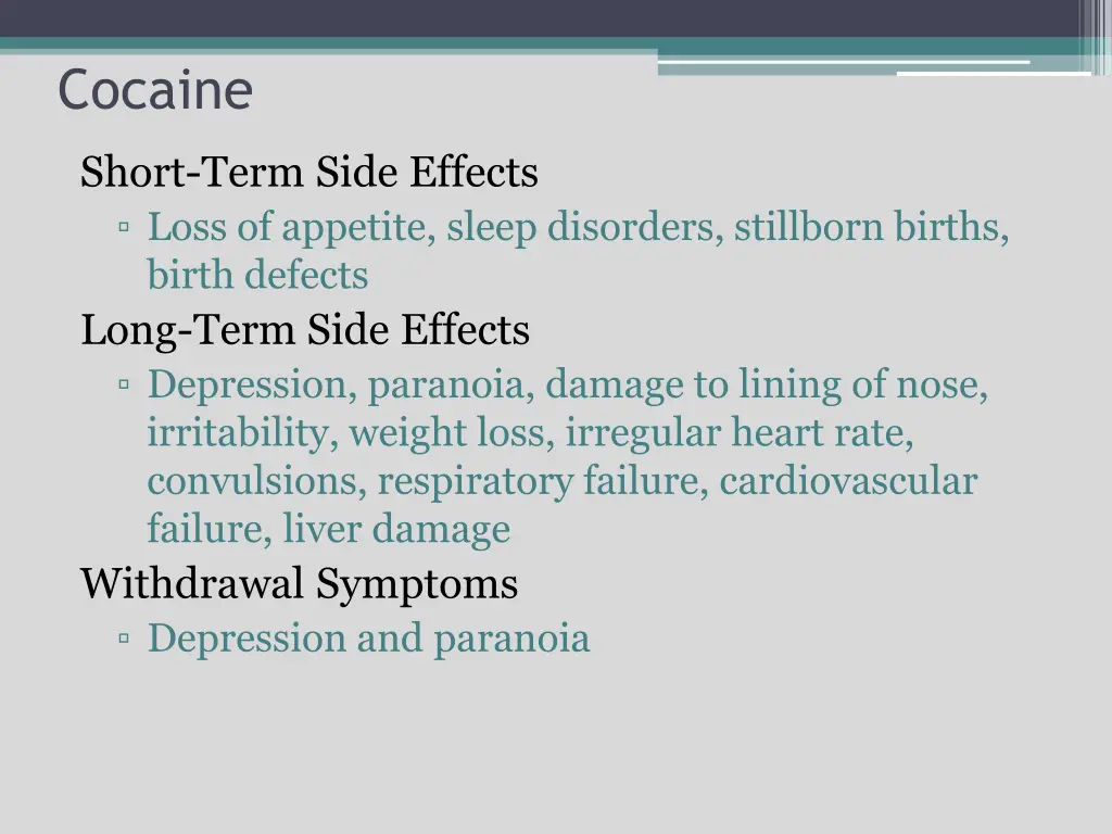 cocaine
