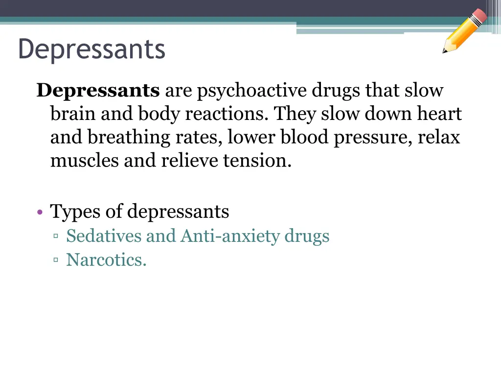 depressants