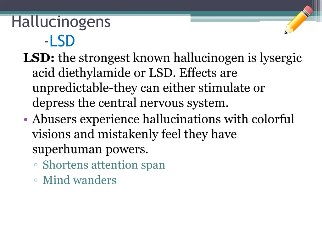 hallucinogens lsd lsd the strongest known