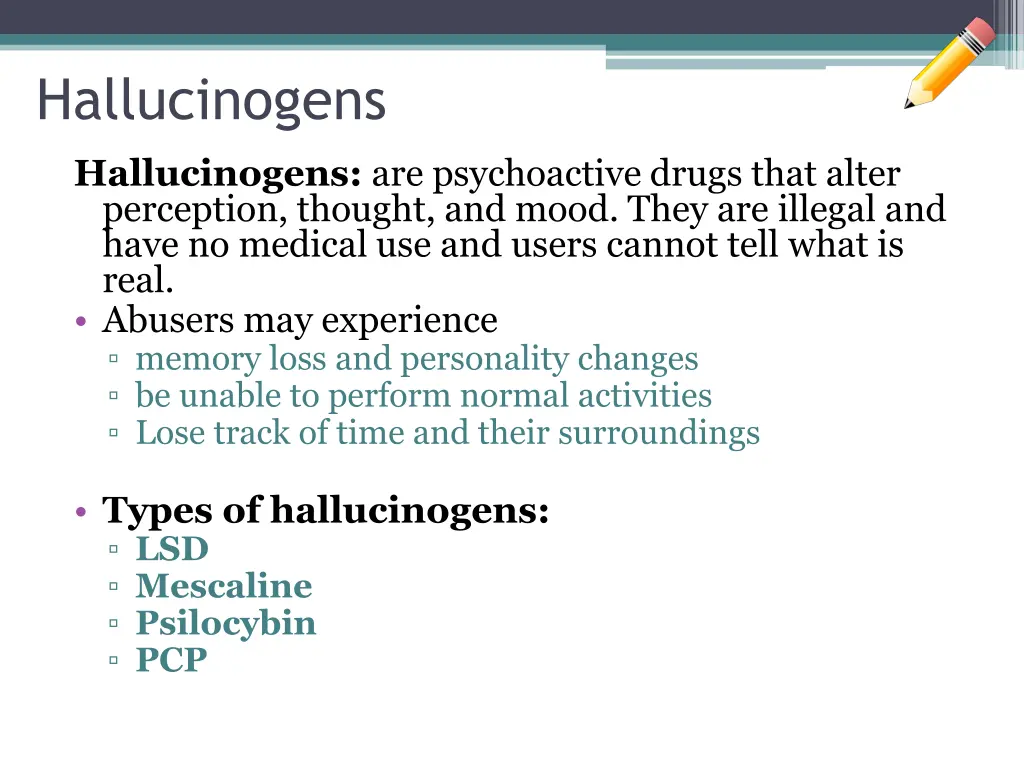 hallucinogens