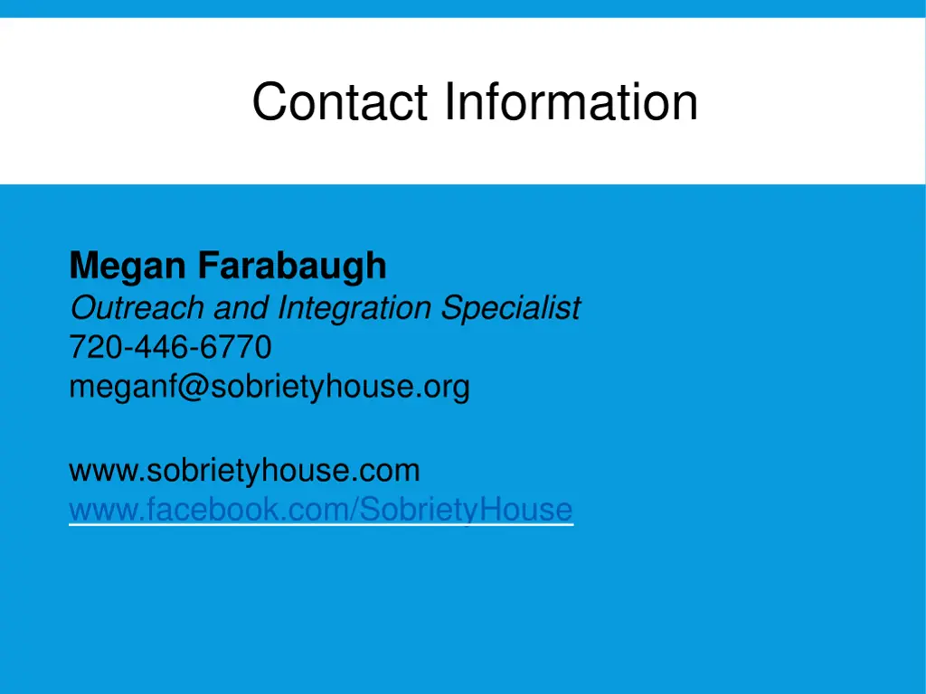 contact information