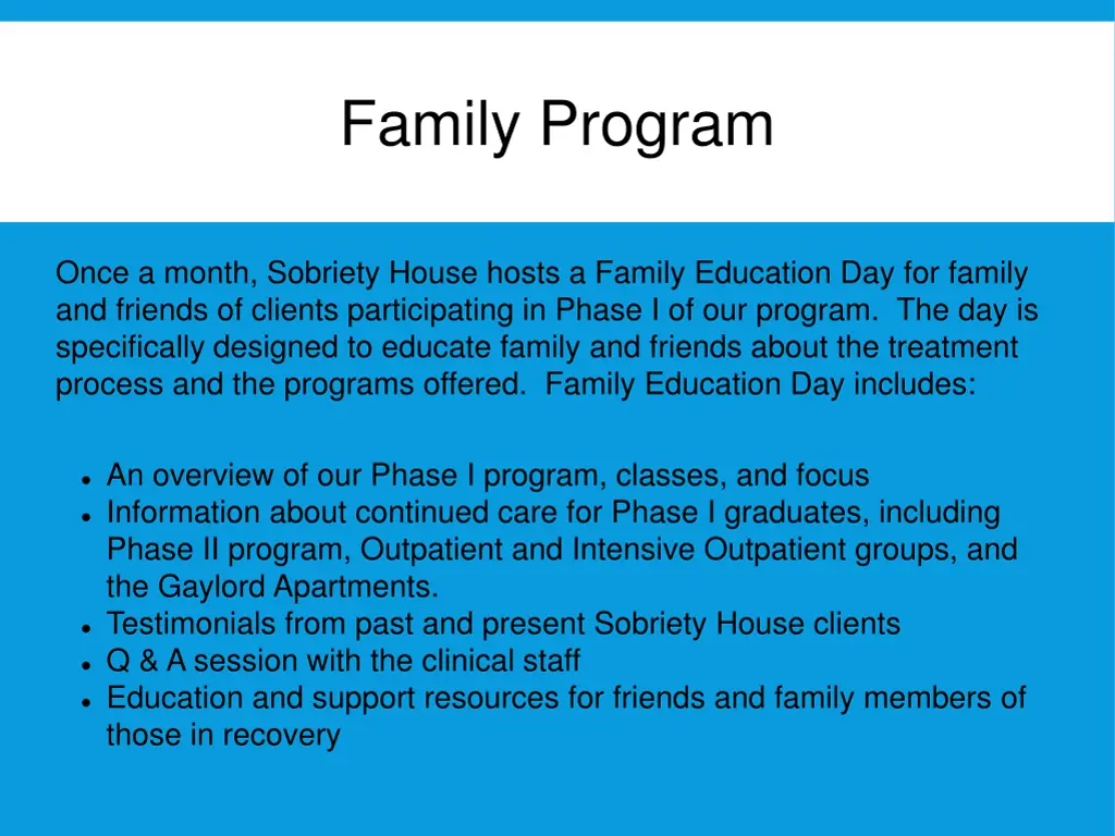 family program