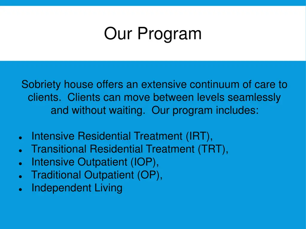 our program