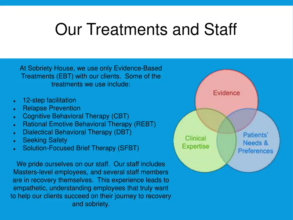 our treatments and staff