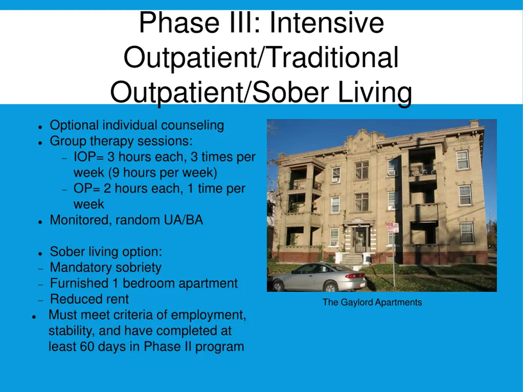 phase iii intensive outpatient traditional