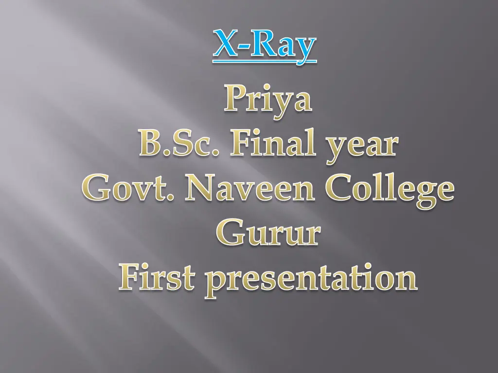 x ray priya