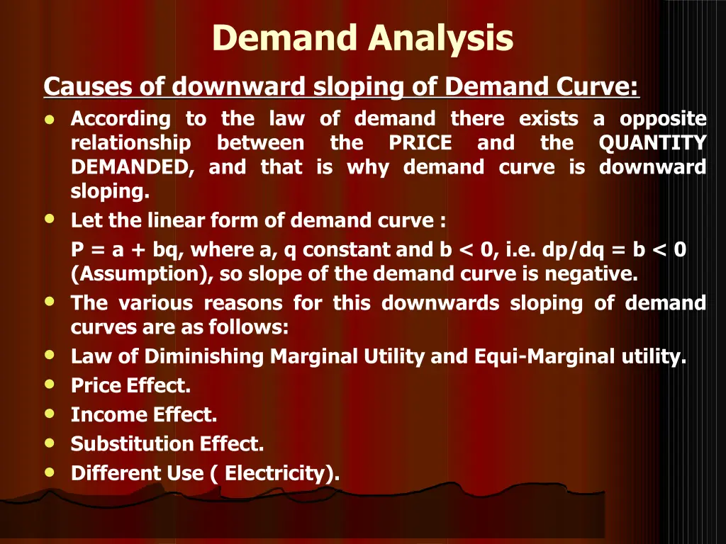 demand analysis 7