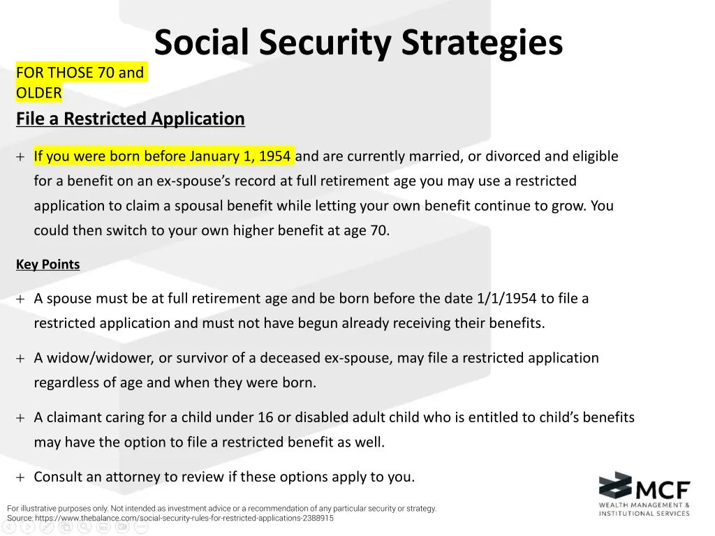 social security strategies