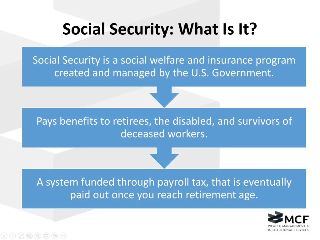 social security what is it