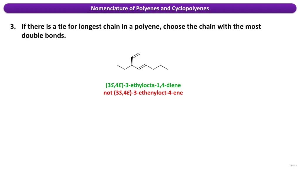 nomenclature of polyenes and cyclopolyenes 1