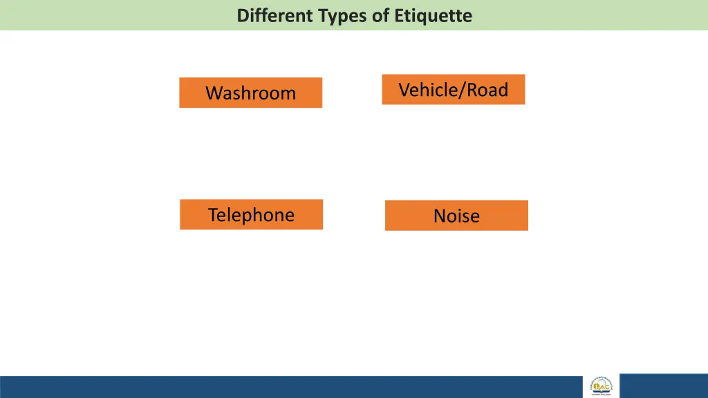 different types of etiquette 13