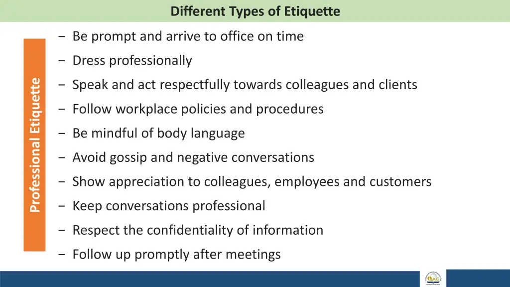 different types of etiquette 4