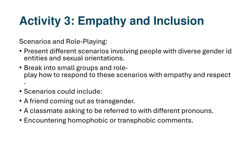 activity 3 empathy and inclusion