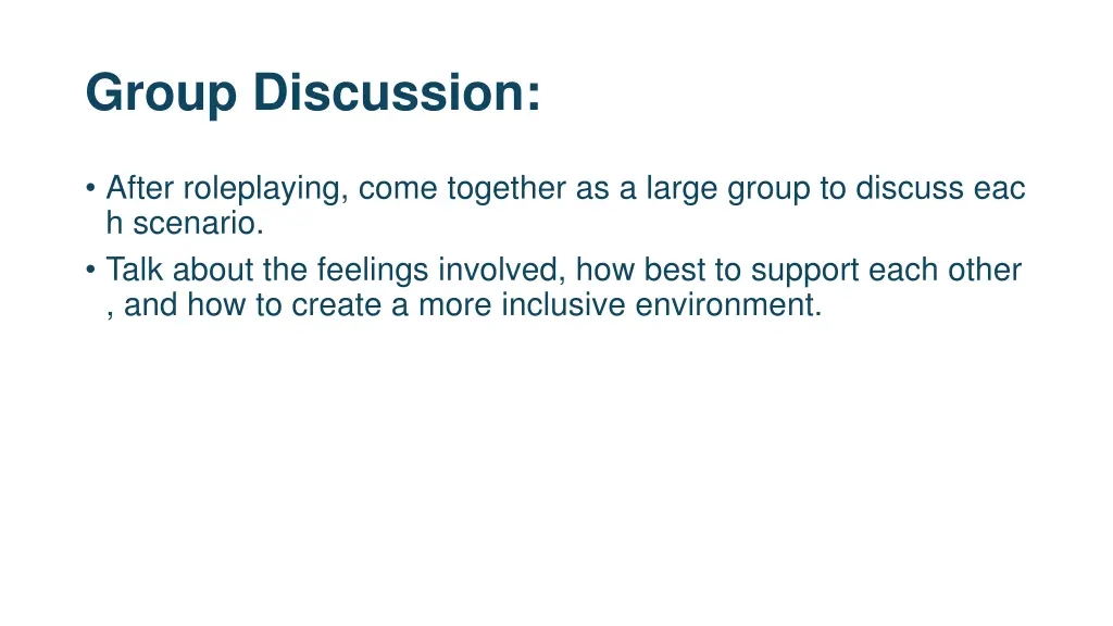 group discussion