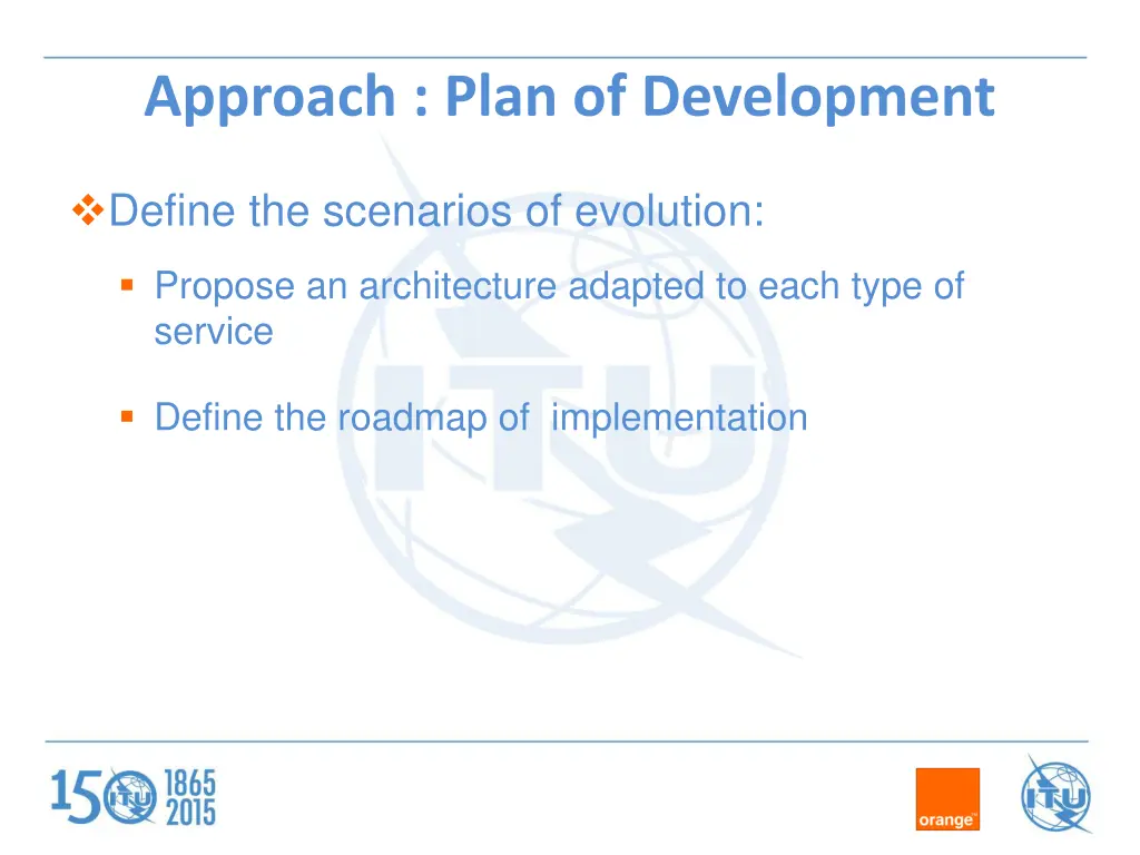 approach plan of development