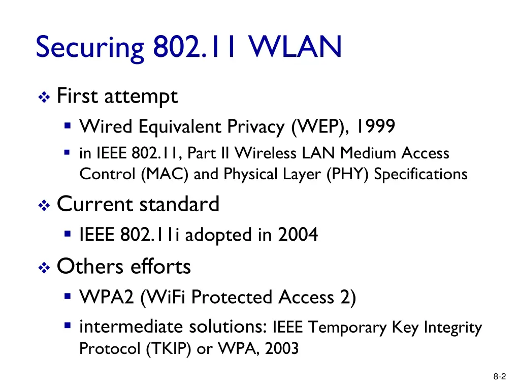 securing 802 11 wlan