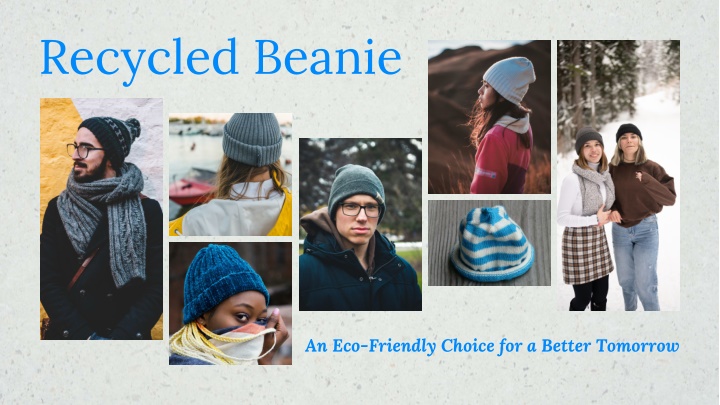 recycled beanie