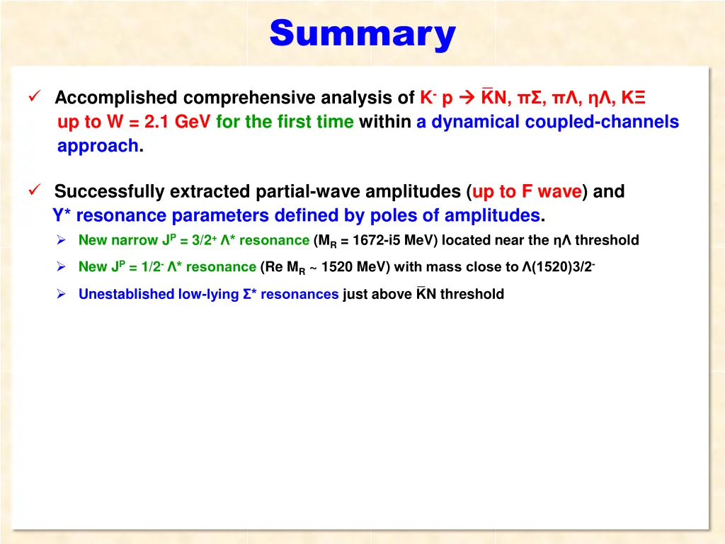 summary
