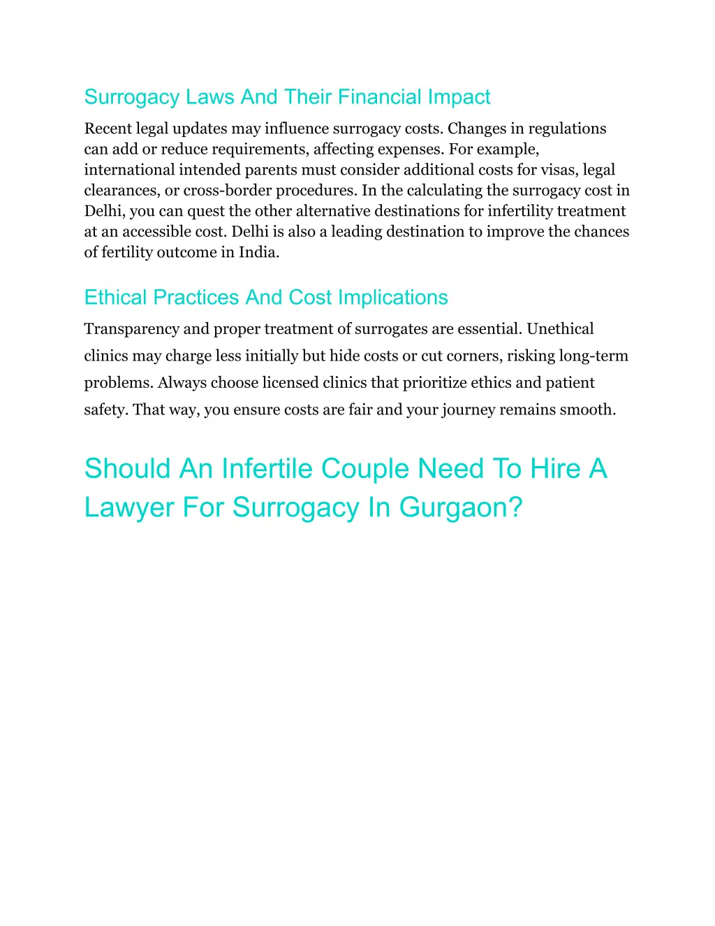 surrogacy laws and their financial impact