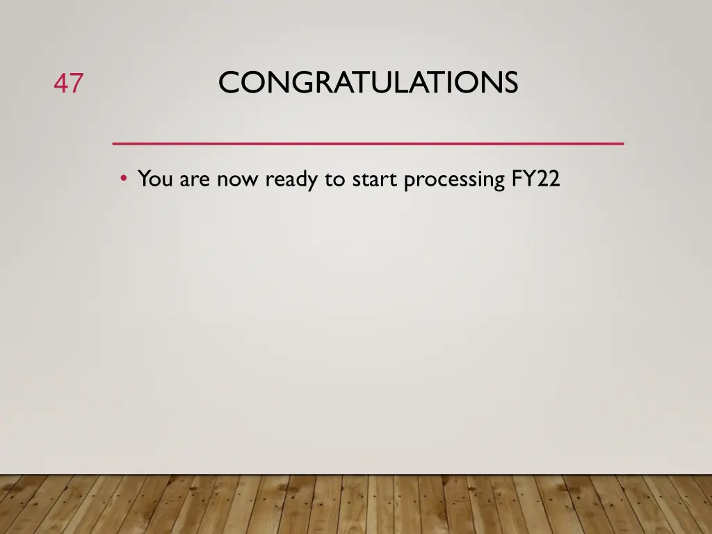 congratulations