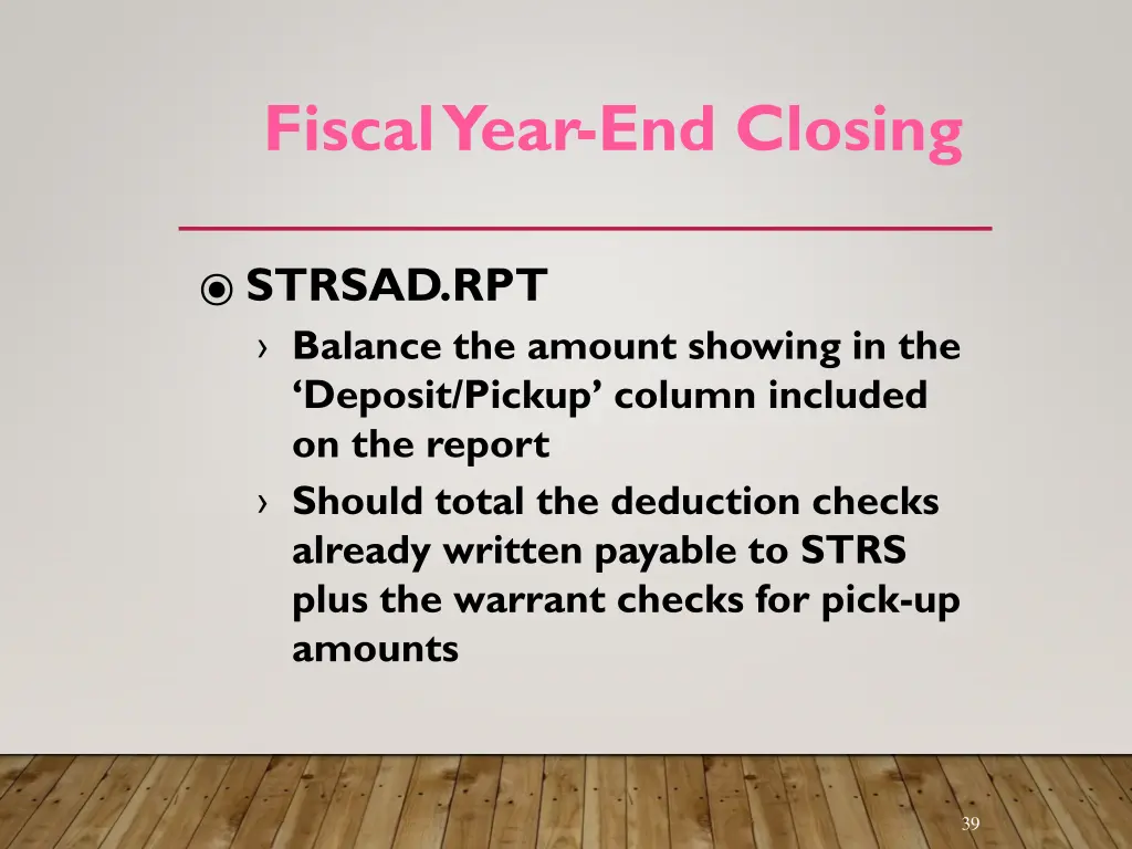 fiscal year end closing 11