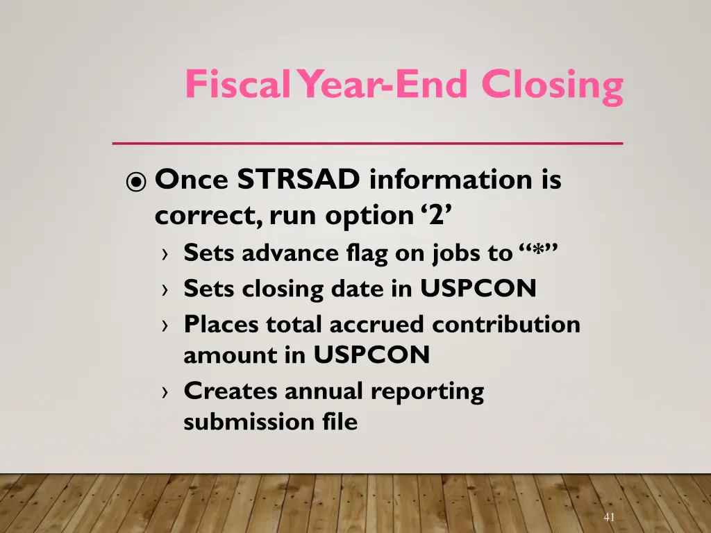 fiscal year end closing 13