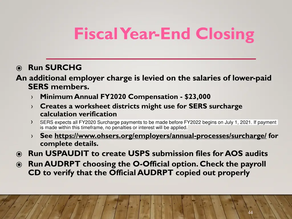 fiscal year end closing 16