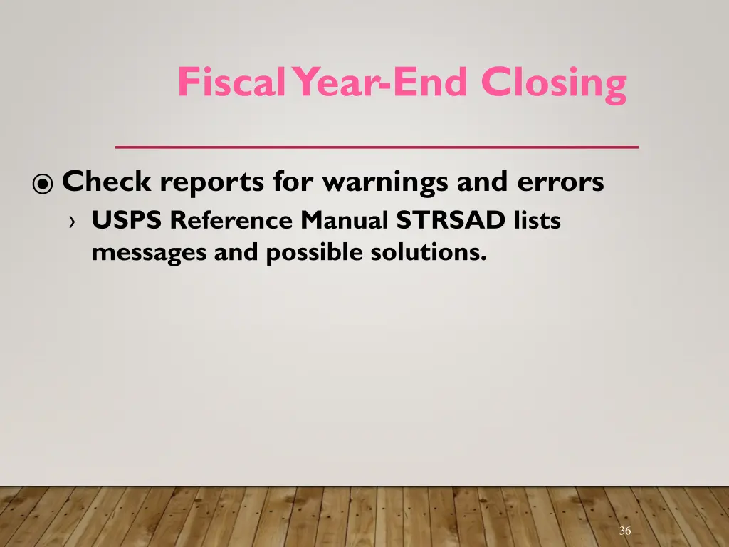 fiscal year end closing 8