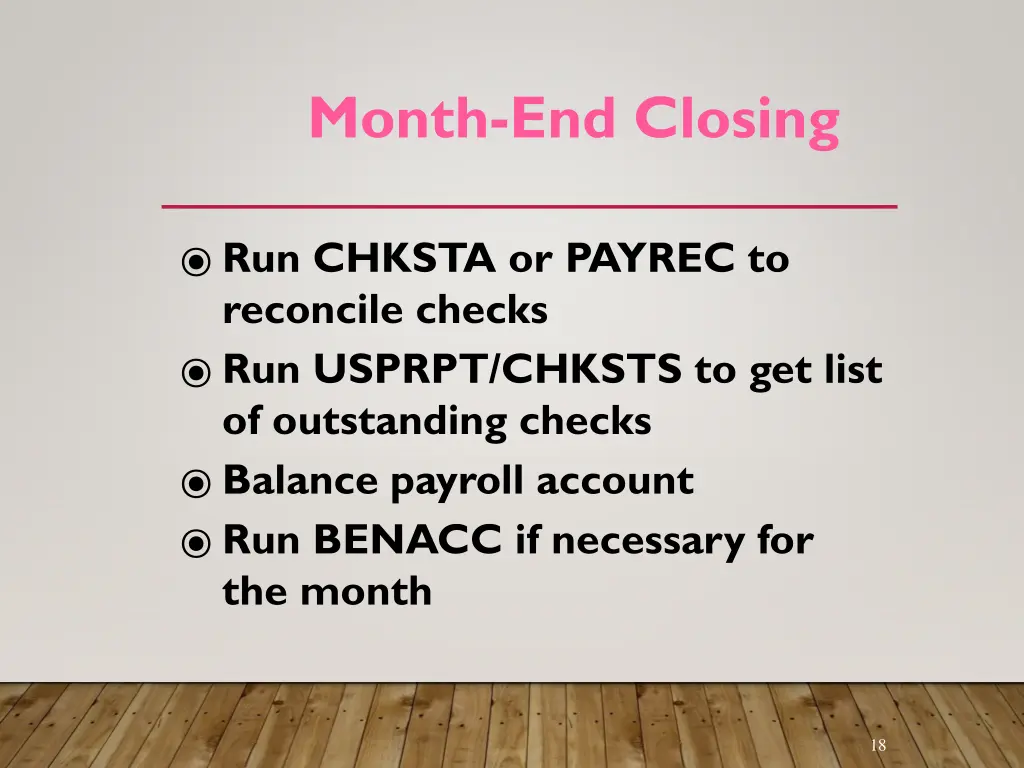 month end closing 2