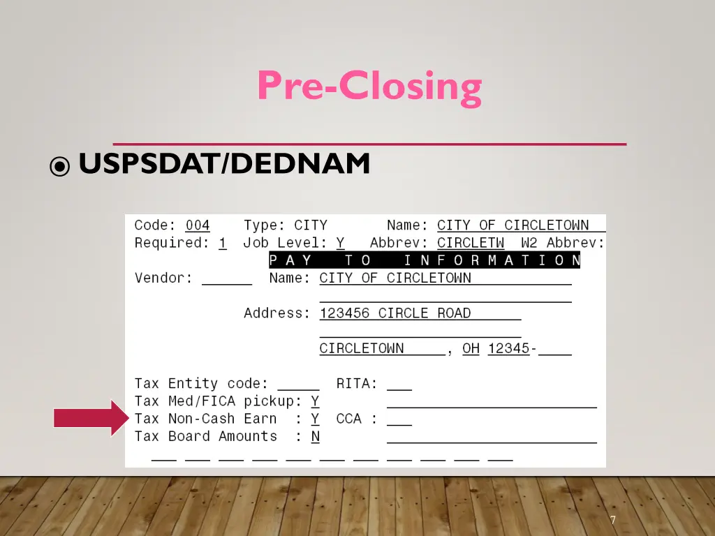 pre closing 4