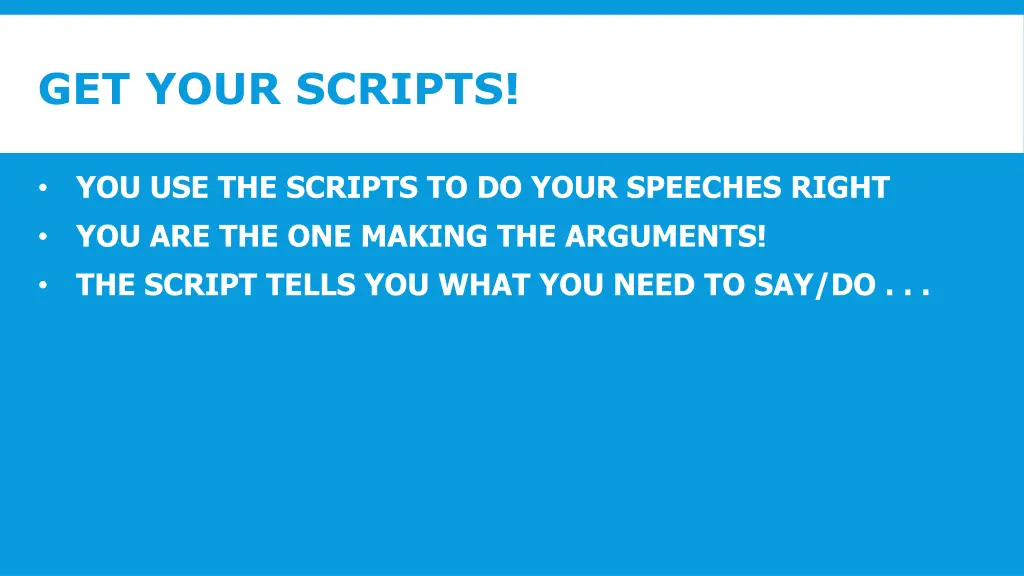 get your scripts
