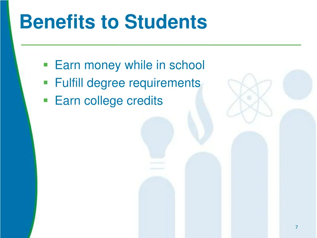 benefits to students 1