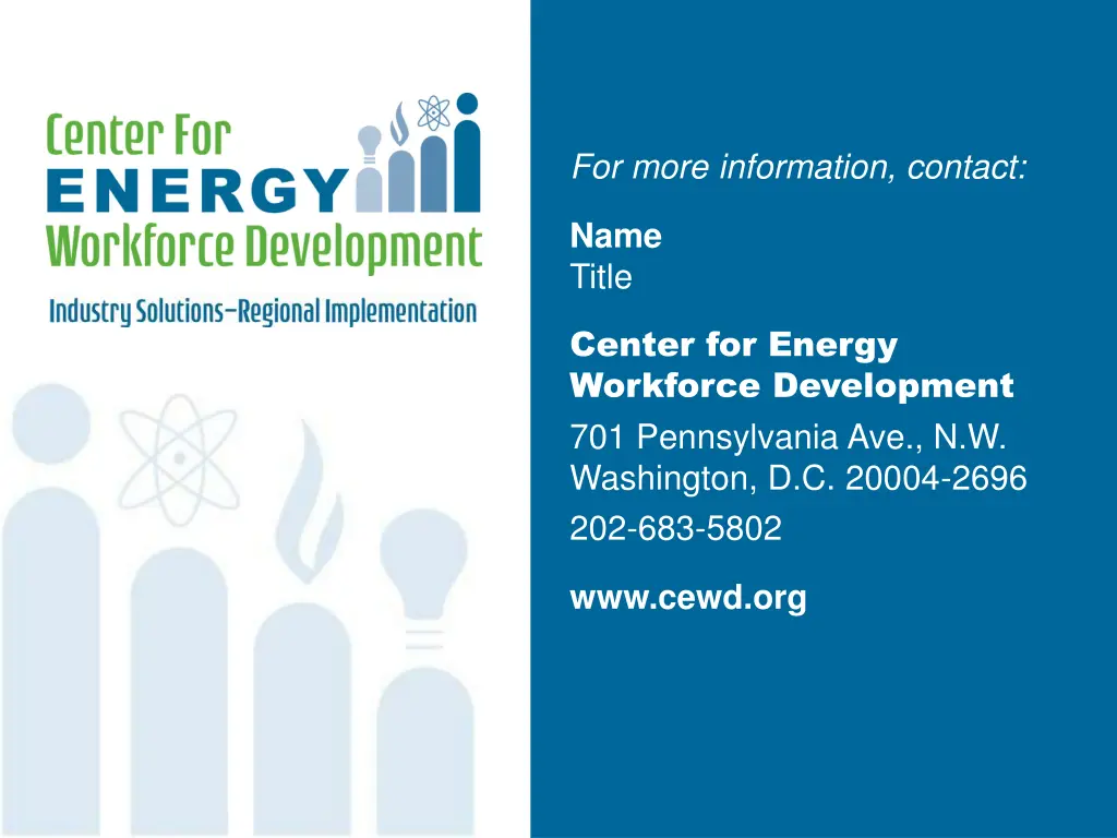 for more information contact