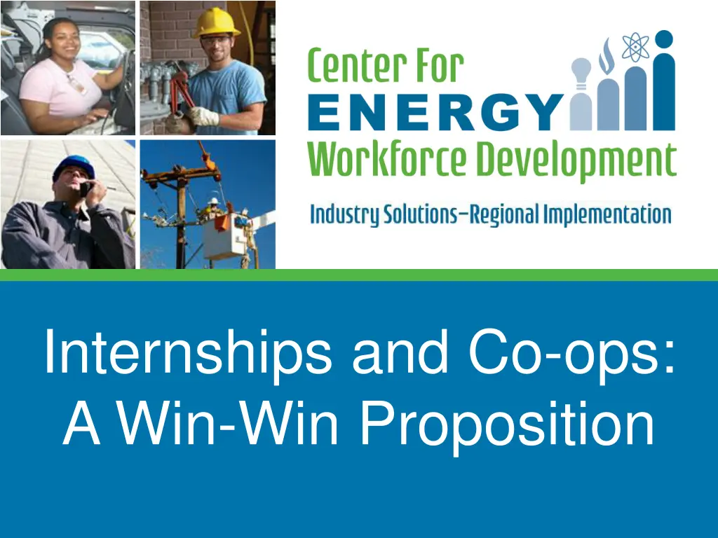 internships and co ops a win win proposition