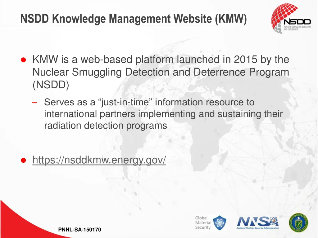 nsdd knowledge management website kmw