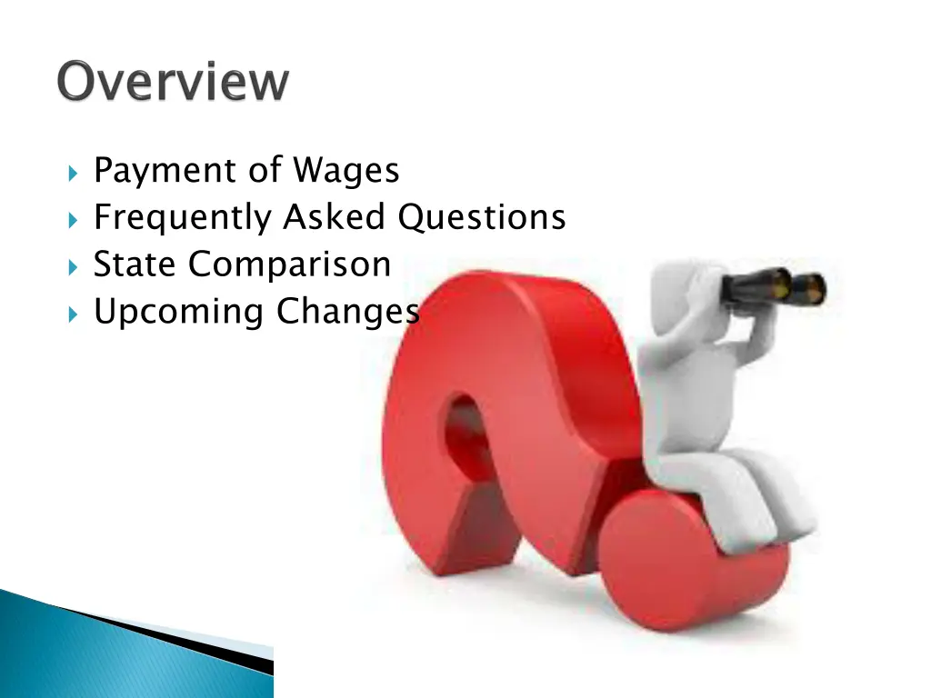 payment of wages frequently asked questions state
