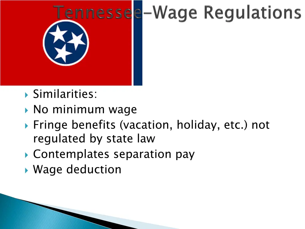 similarities no minimum wage fringe benefits