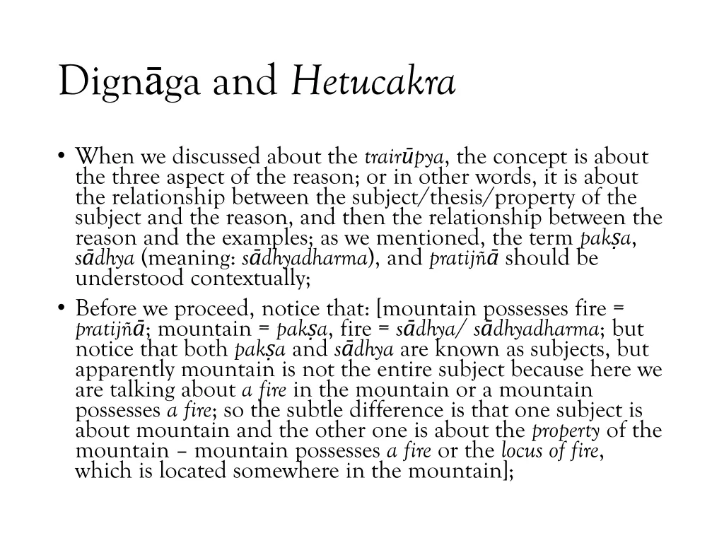 dign ga and hetucakra
