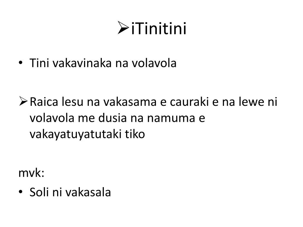 itinitini
