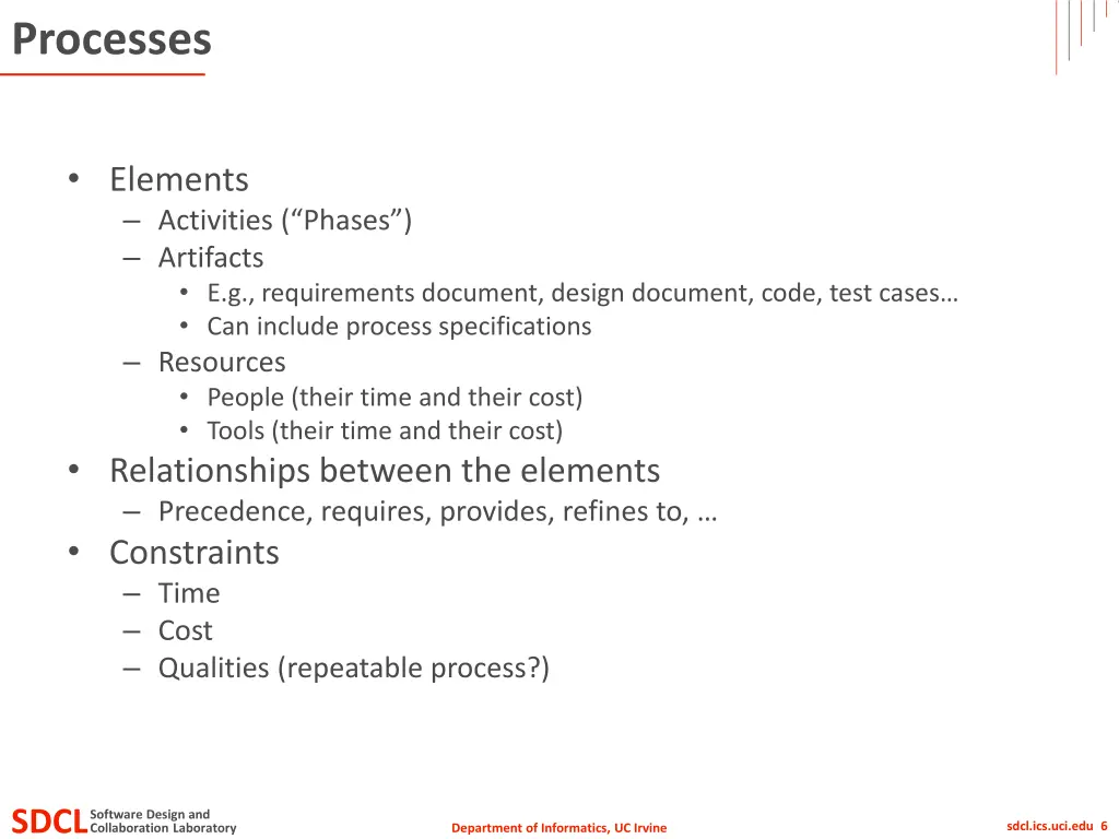 processes