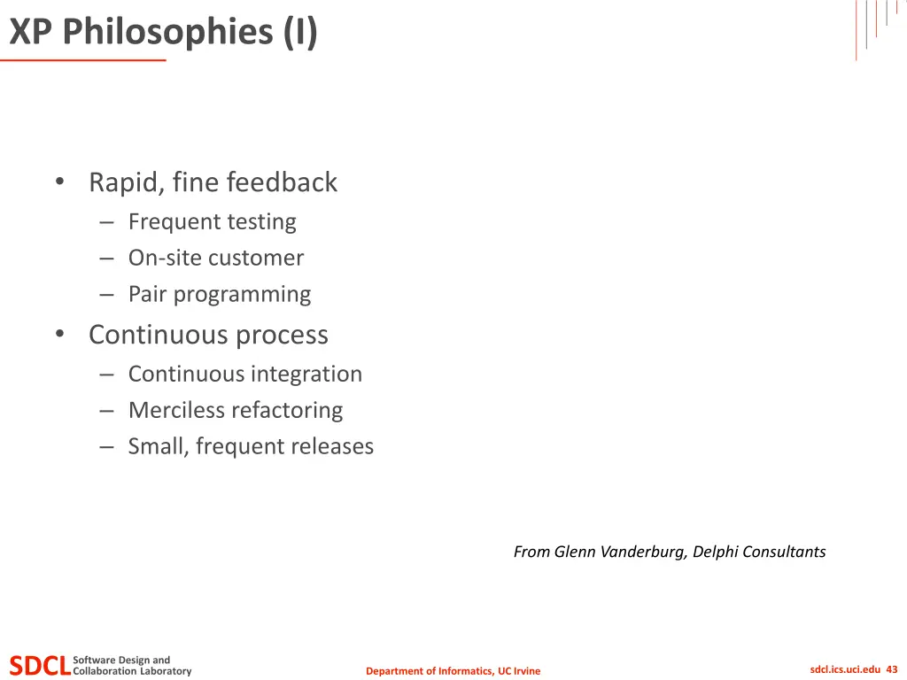 xp philosophies i