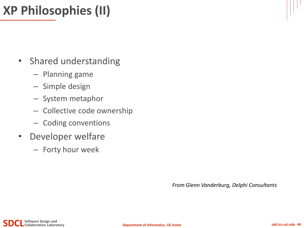 xp philosophies ii