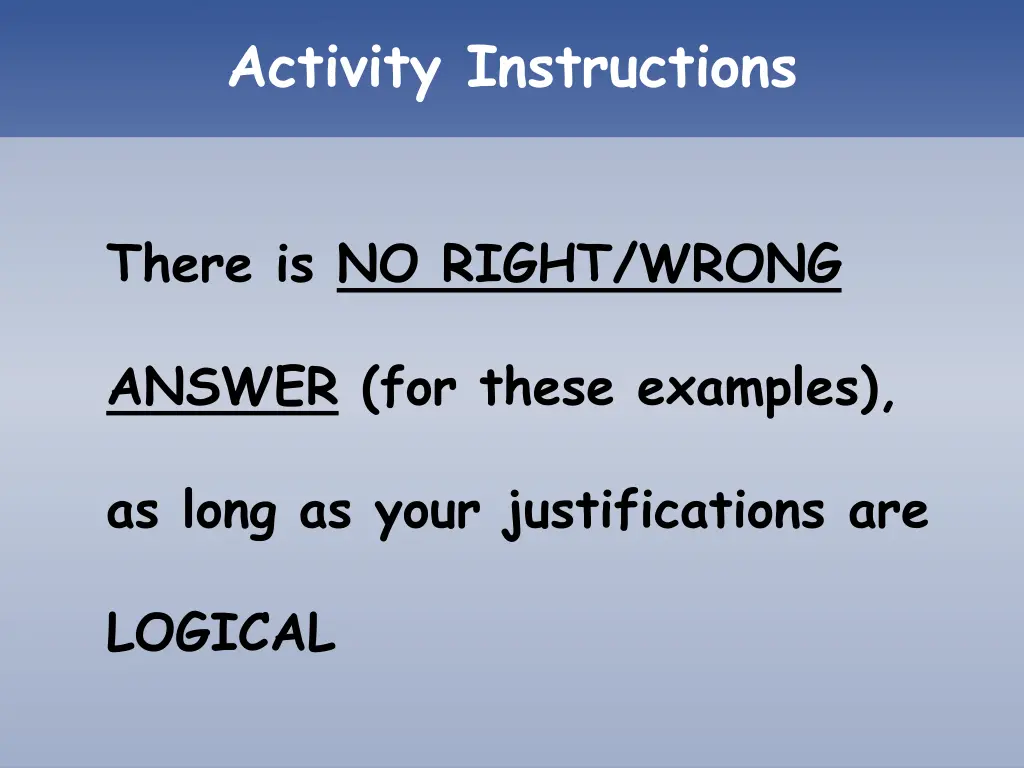 activity instructions 2