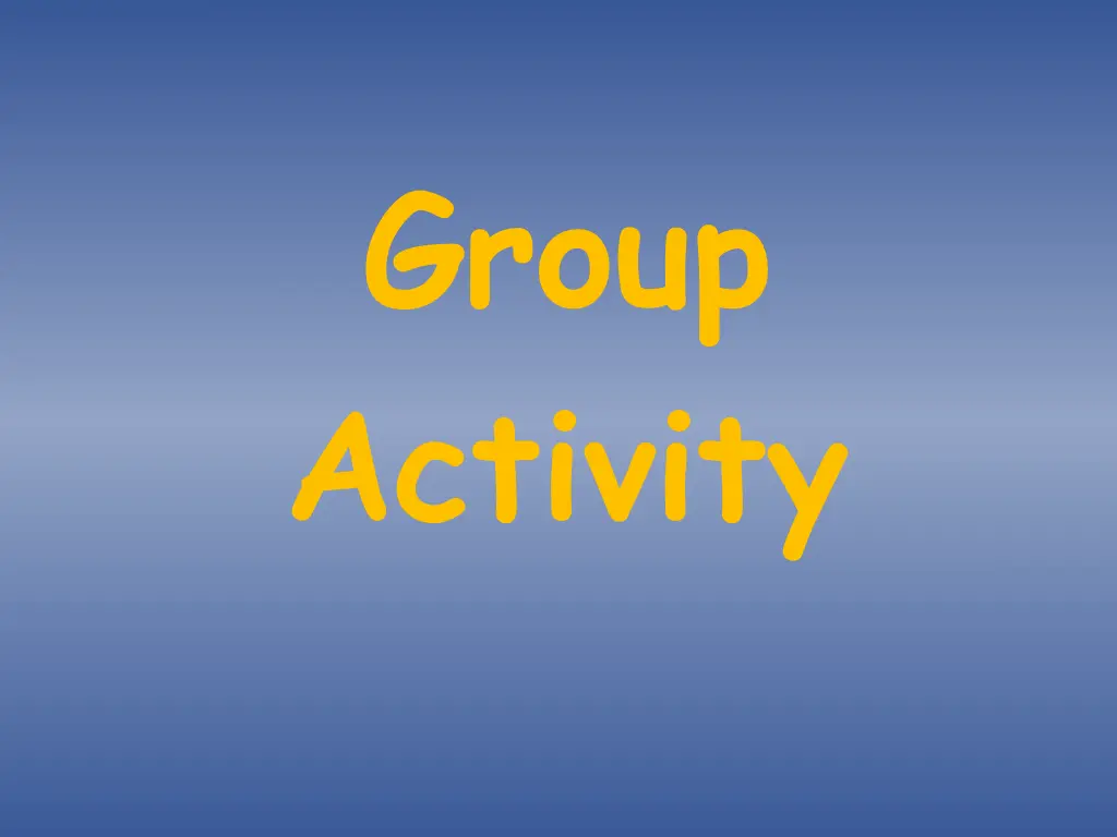 group activity