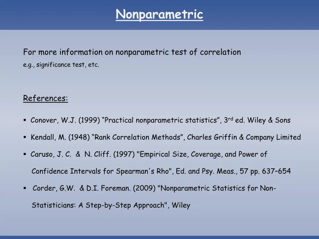 nonparametric