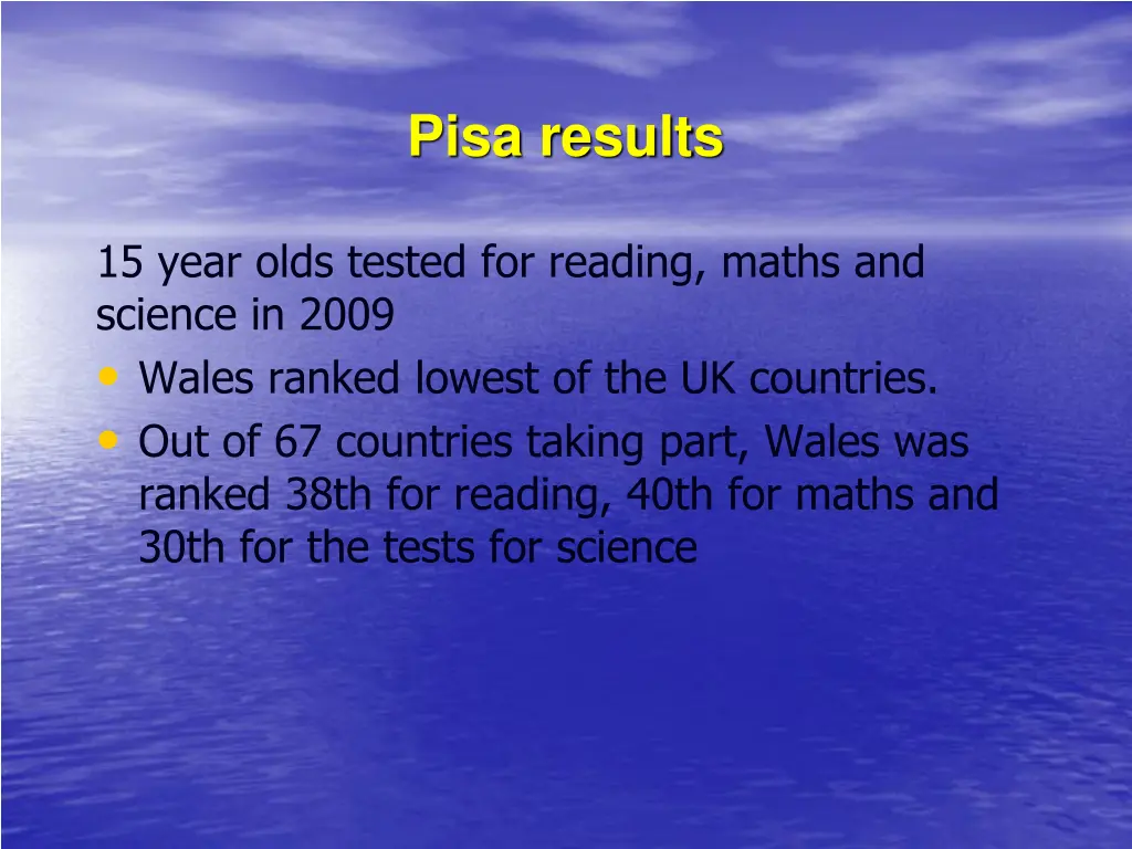 pisa results