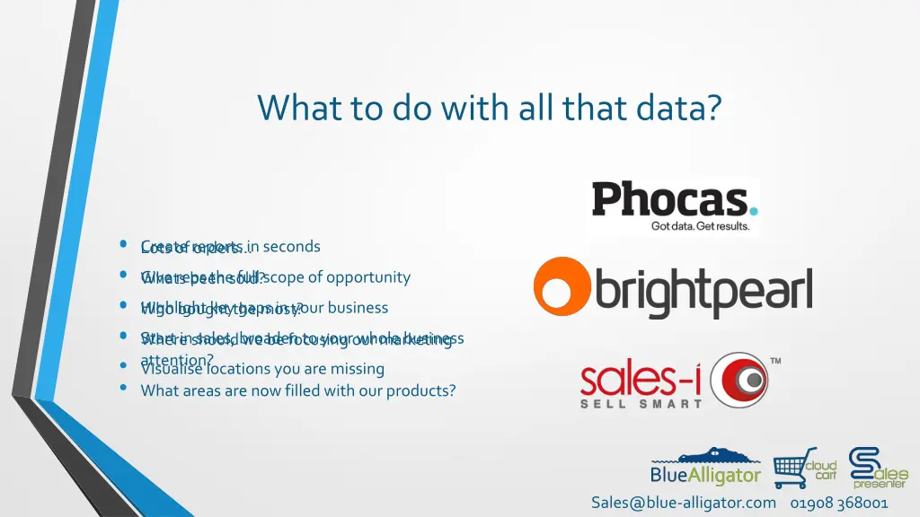 what to do with all that data
