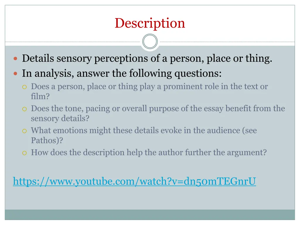 description