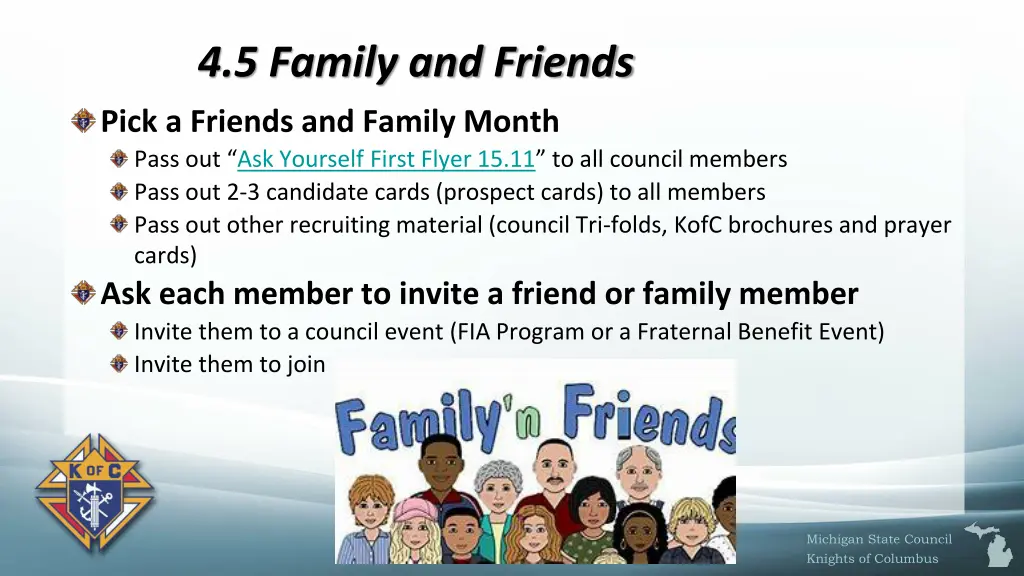 4 5 family and friends